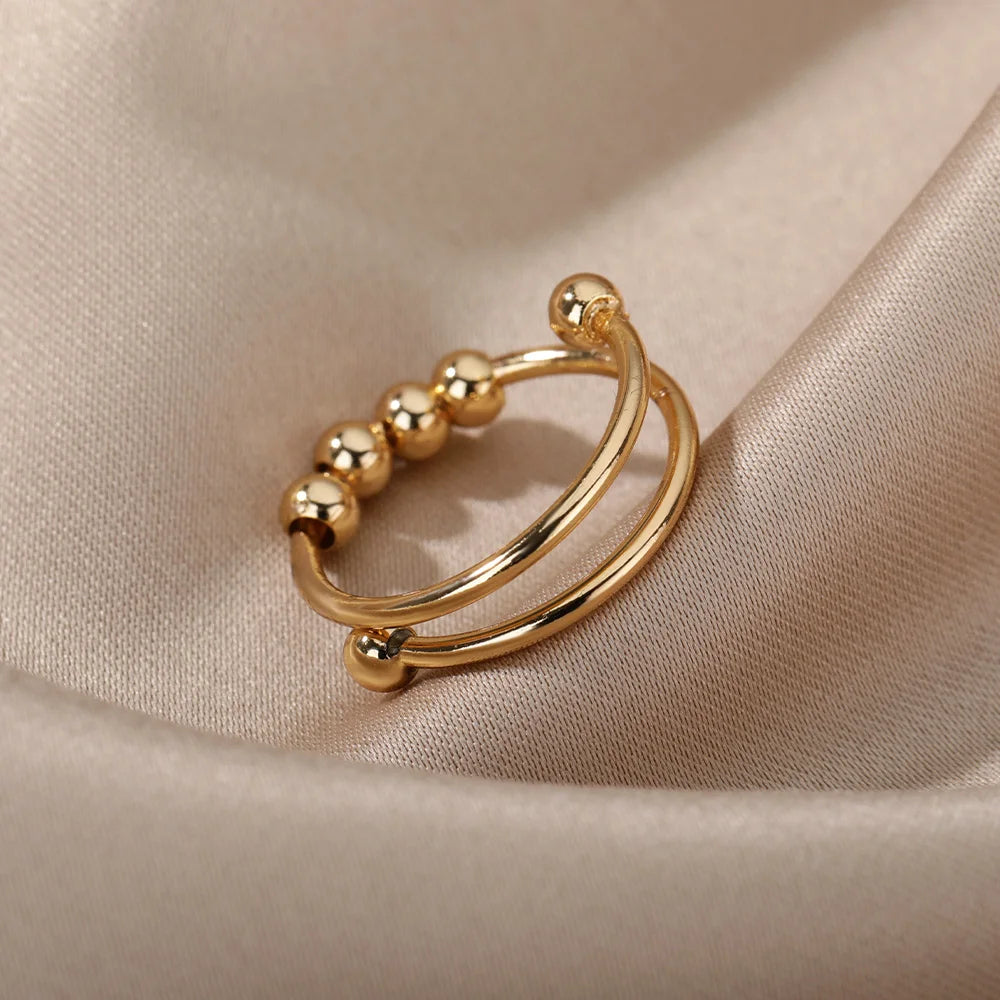Orbit Glide Ring Gold