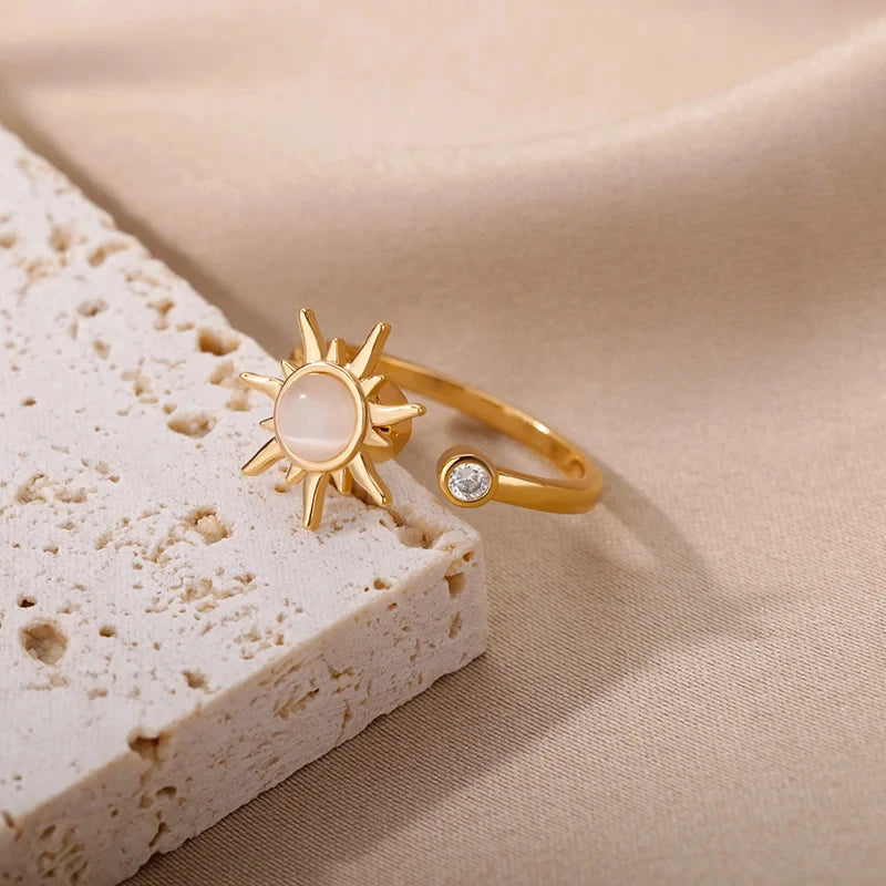 Radiant Sun Rise Ring