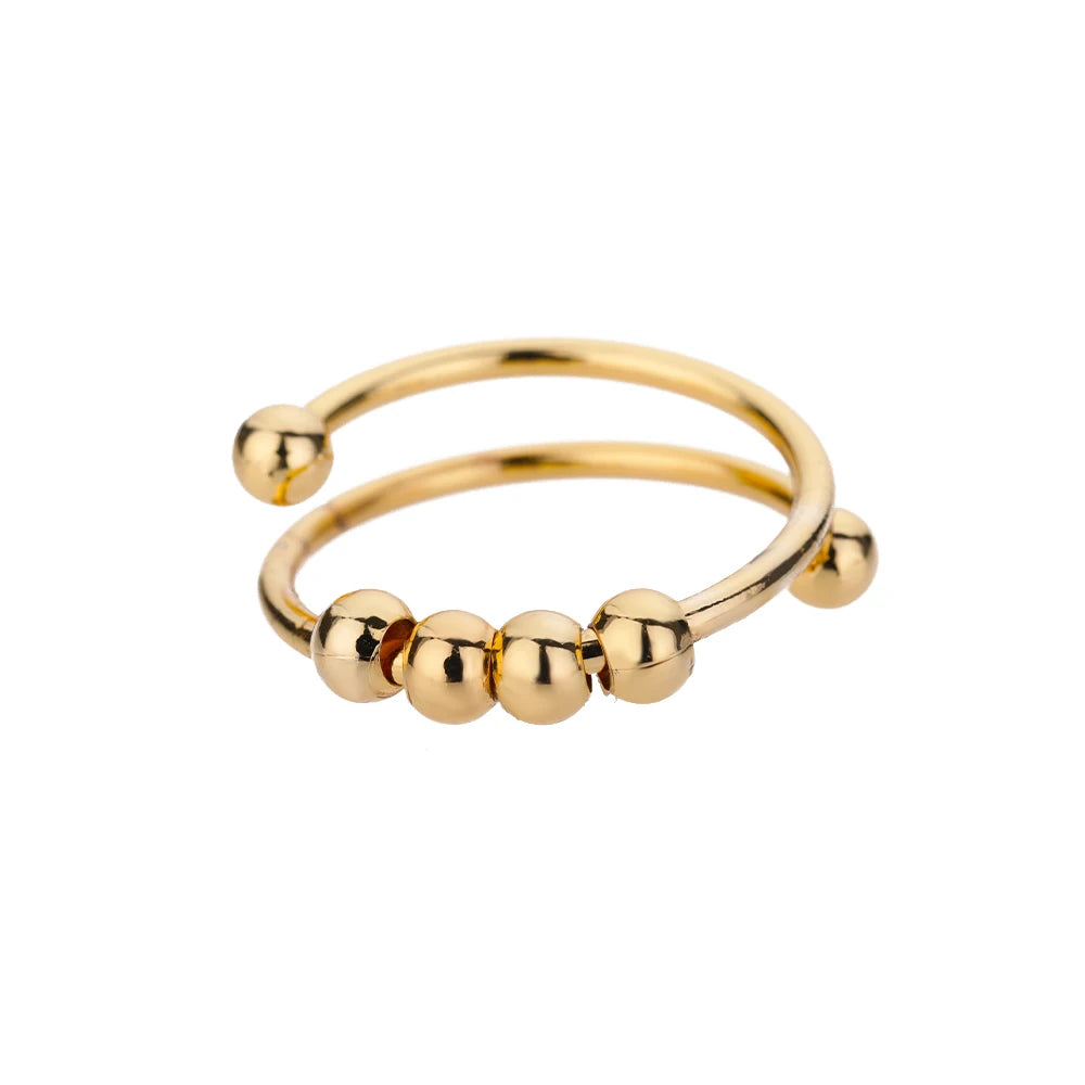 Orbit Glide Ring Gold