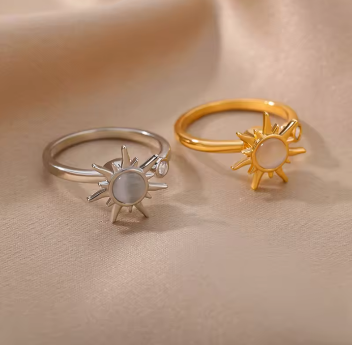 Radiant Sun Rise Ring