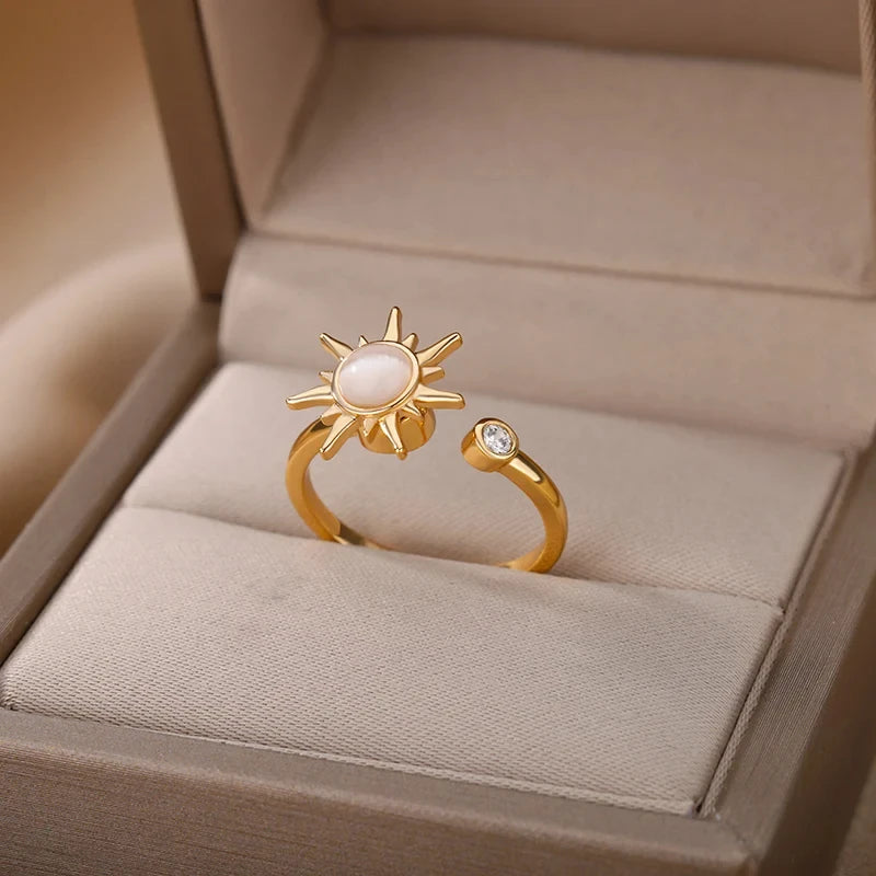 Radiant Sun Rise Ring