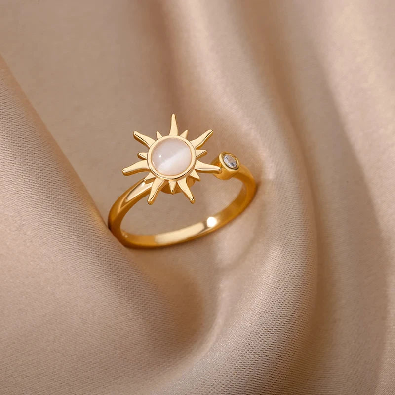 Radiant Sun Rise Ring